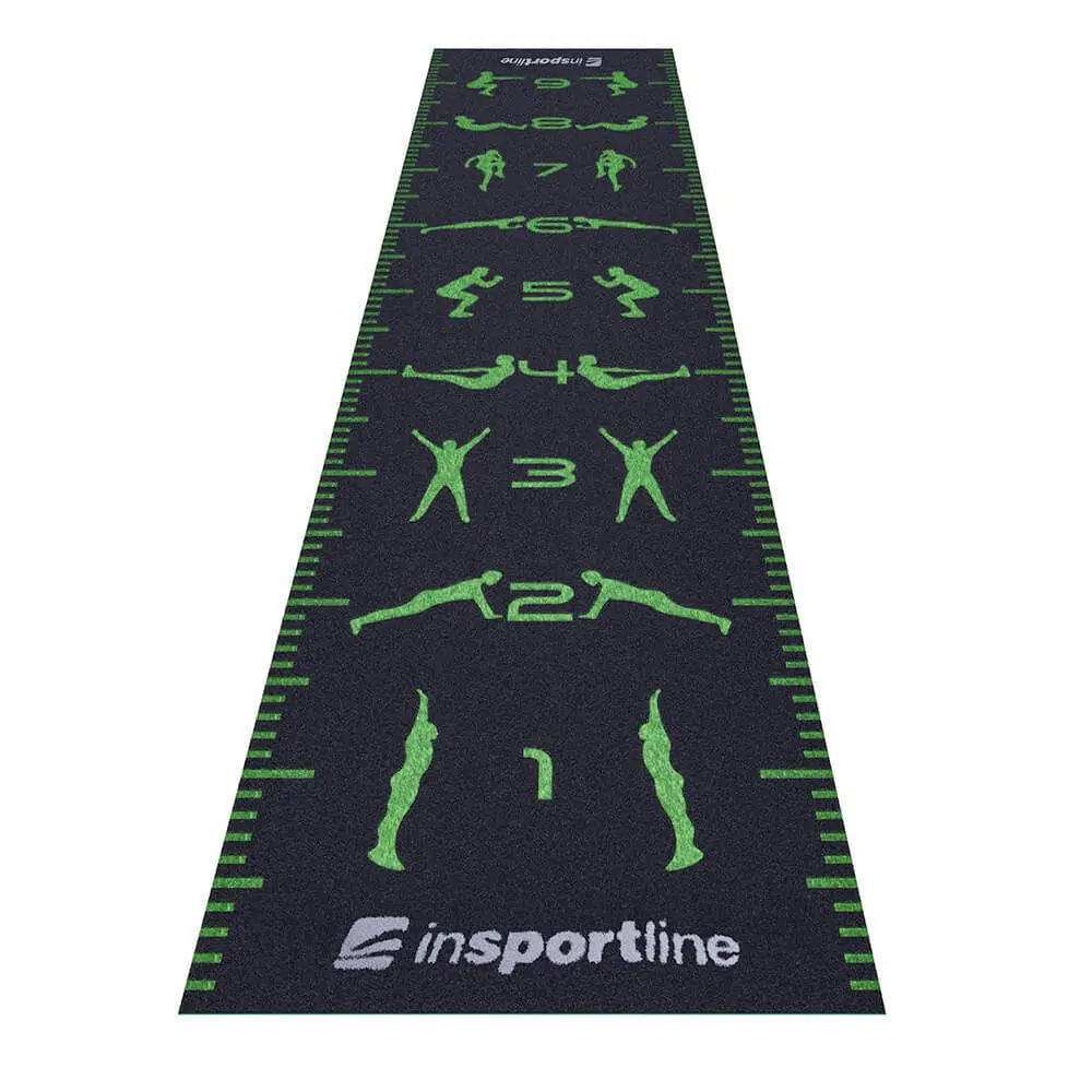 Insportline Tapis de course synthétique Crospet, Bleu, Taille 10x2 m