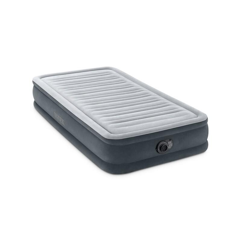 6941057423029 - Intex - 67766ND twin comfort-plush airbed with fiber-tech rp (w 220-240V Internal Pump) Grau