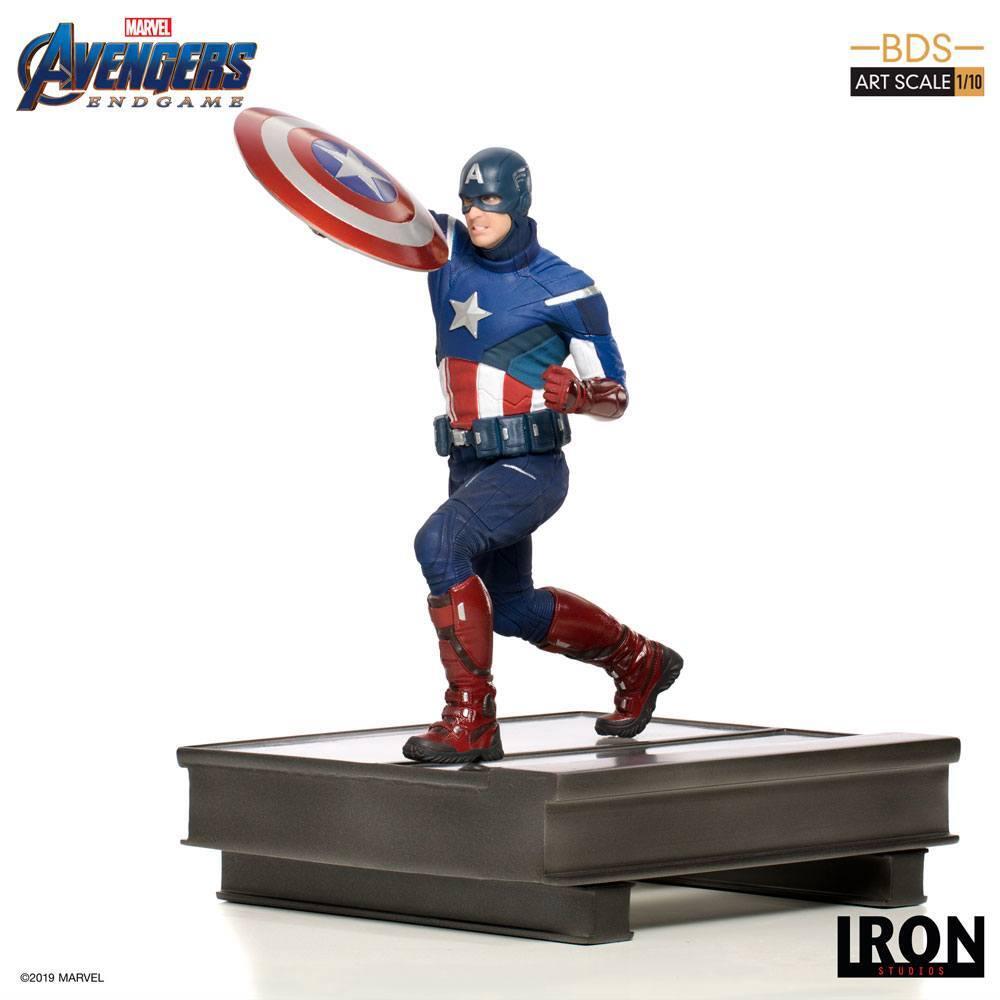 0736532715043 - Iron Studios Statue Captain America 2012 - Avengers Endgame - Bds Art Scale 1 10
