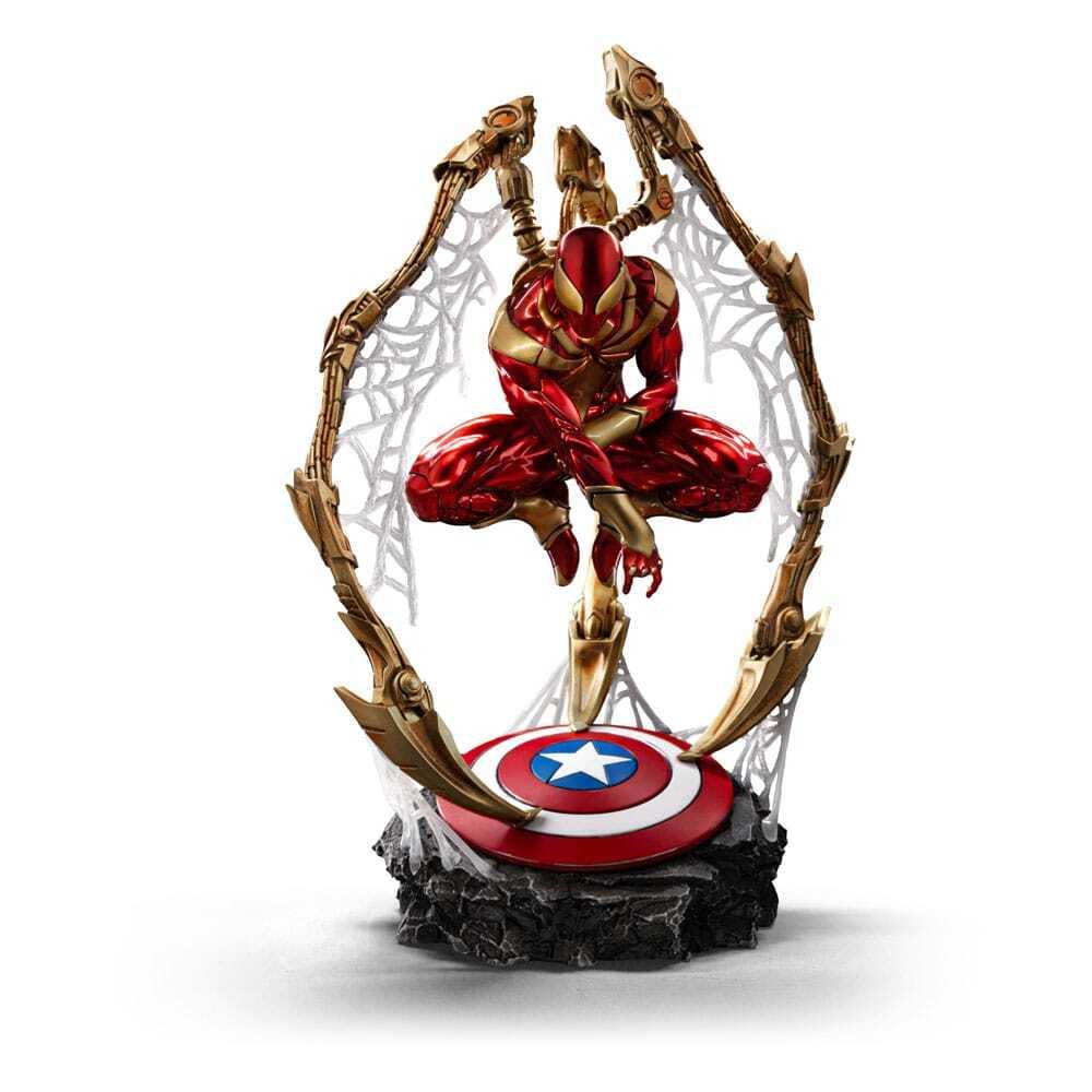 0618231955602 - Statuette 1 10 Marvel Art Scale Deluxe Spider-man Iron Armor Comics CCXP Exclusive 2024