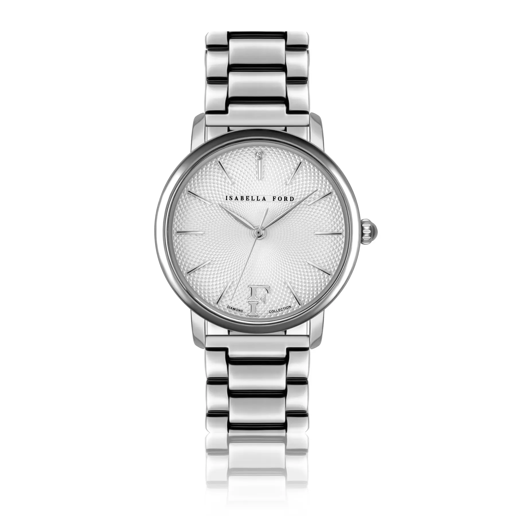 7756612481081 - Silberne Damenuhr Adore