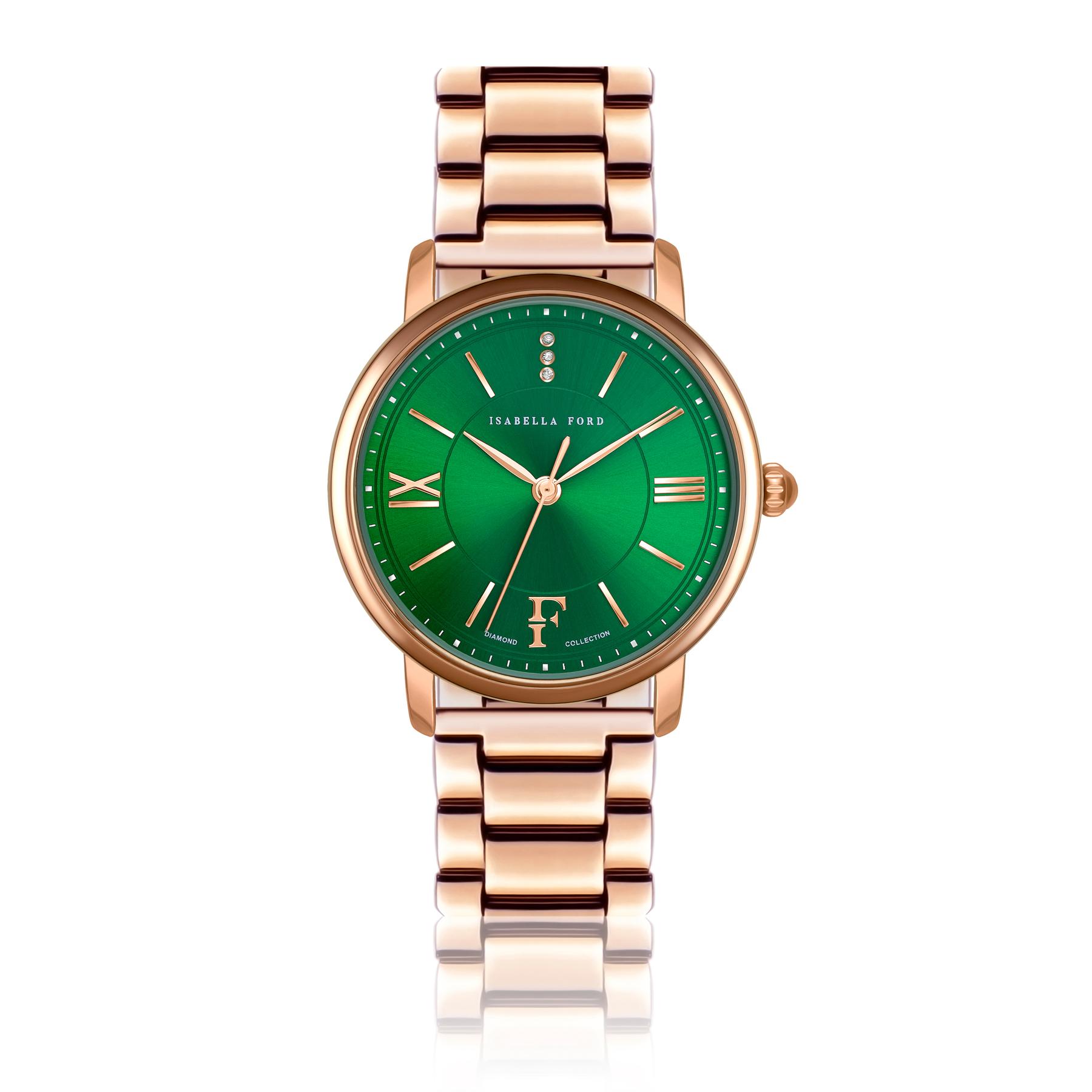 7756612481227 - Silberne Damenuhr Monroe