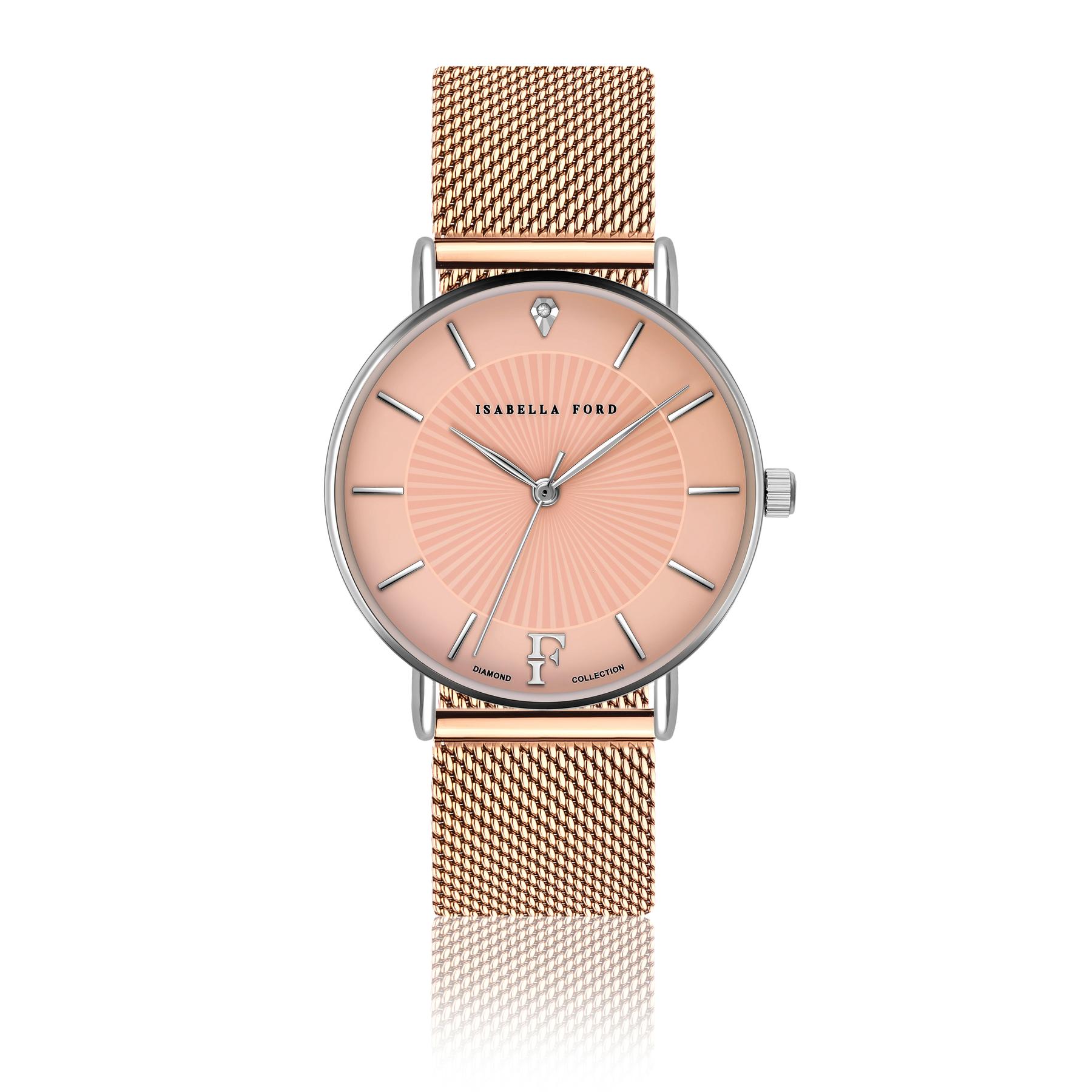 7756612464251 - Mesh-Uhr Frau Allure