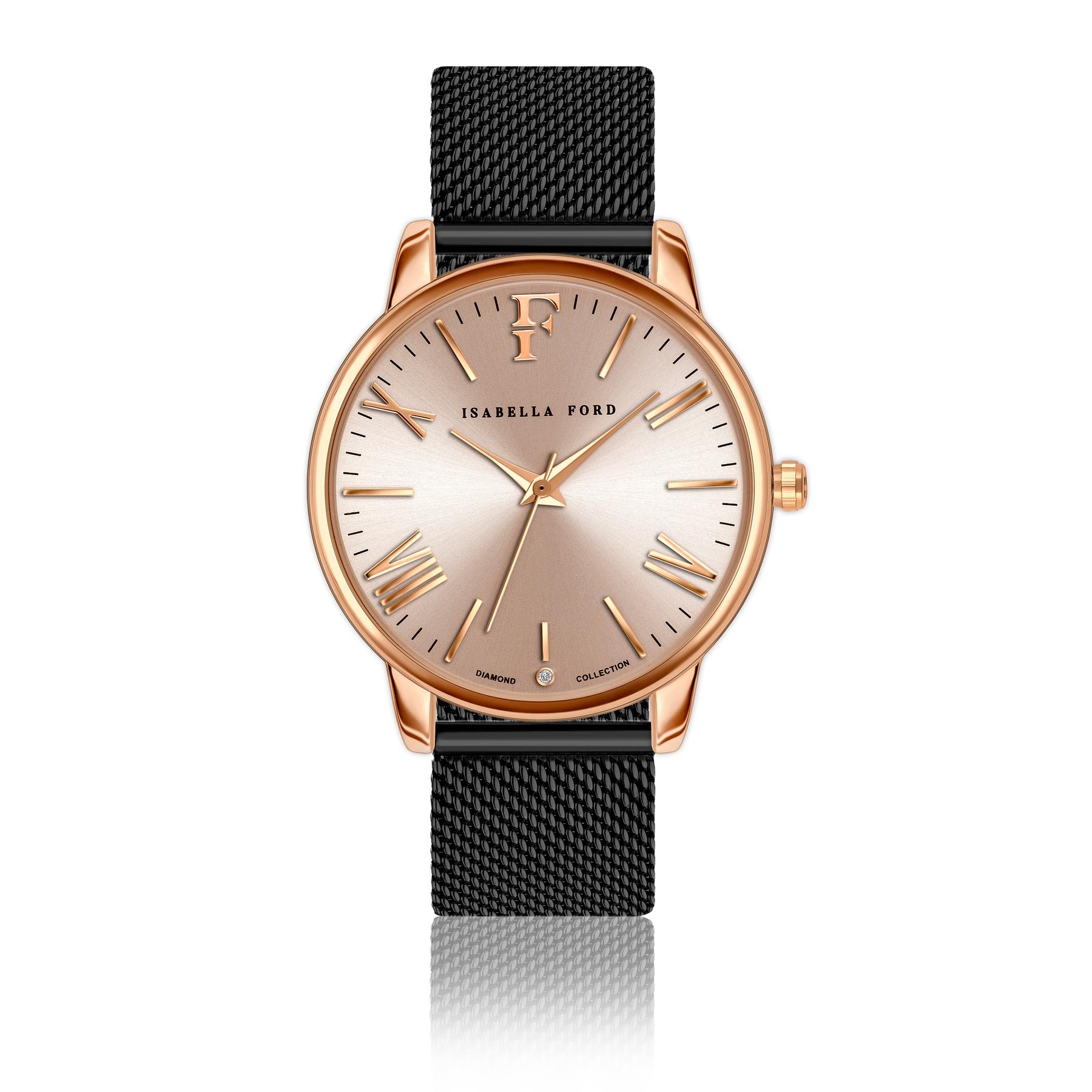 7756612466545 - Mesh-Uhr Frau Scarlett