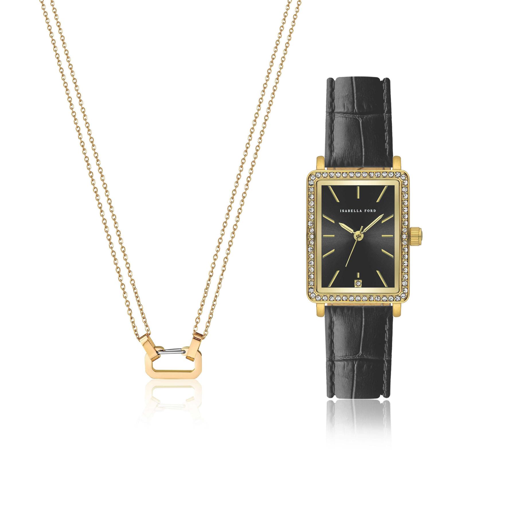 7756612664309 - Uhr und Halskette für Frauen Adélaïde