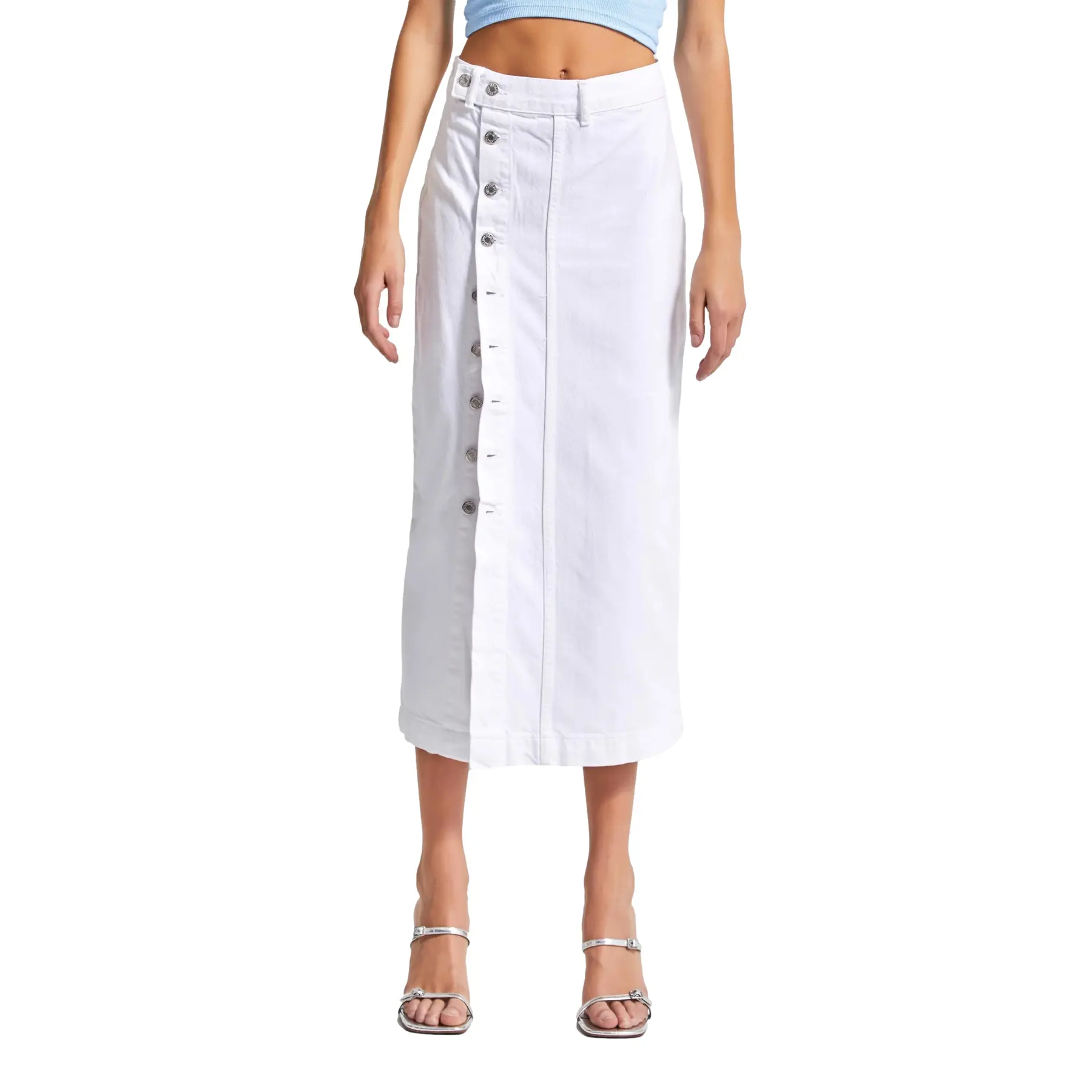 Jeansrock Damen It's Basic Maxi