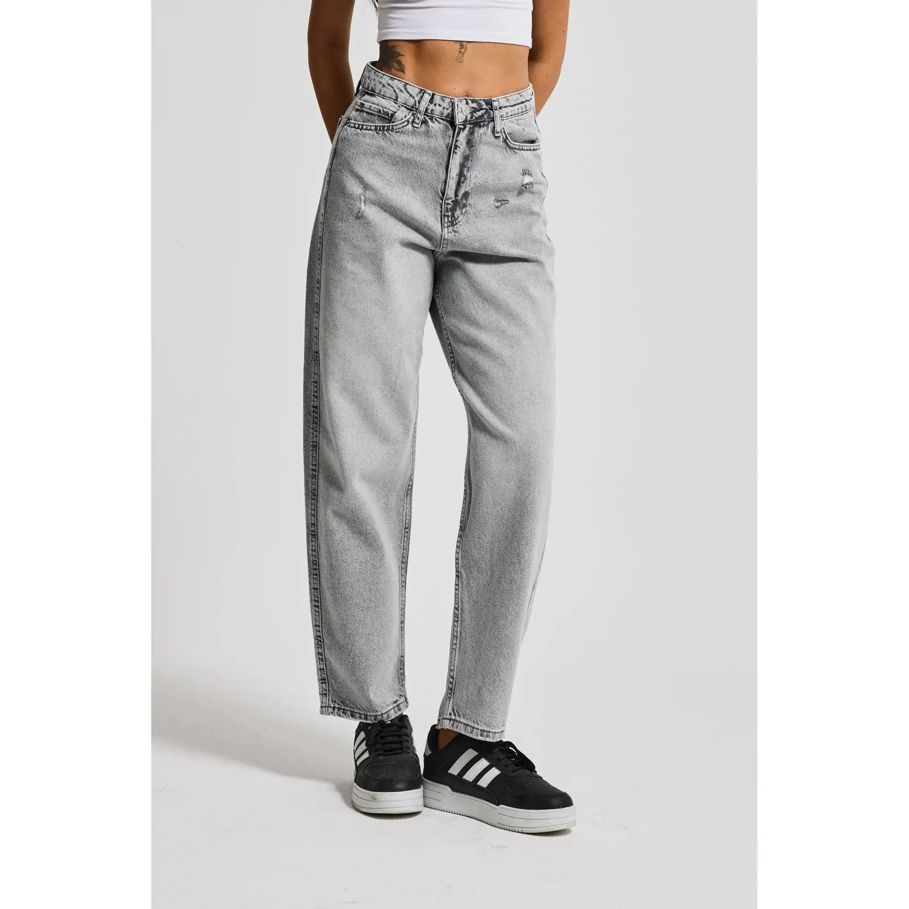 Jeans Relaxed mit mittelhoher Taille Damen It's Basic June