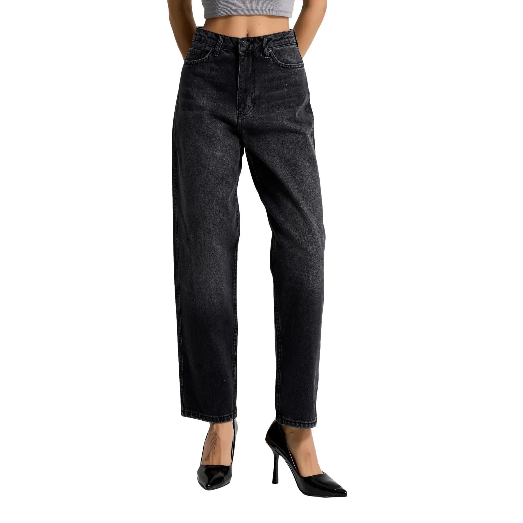 Jeans Relaxed vita media donna  June