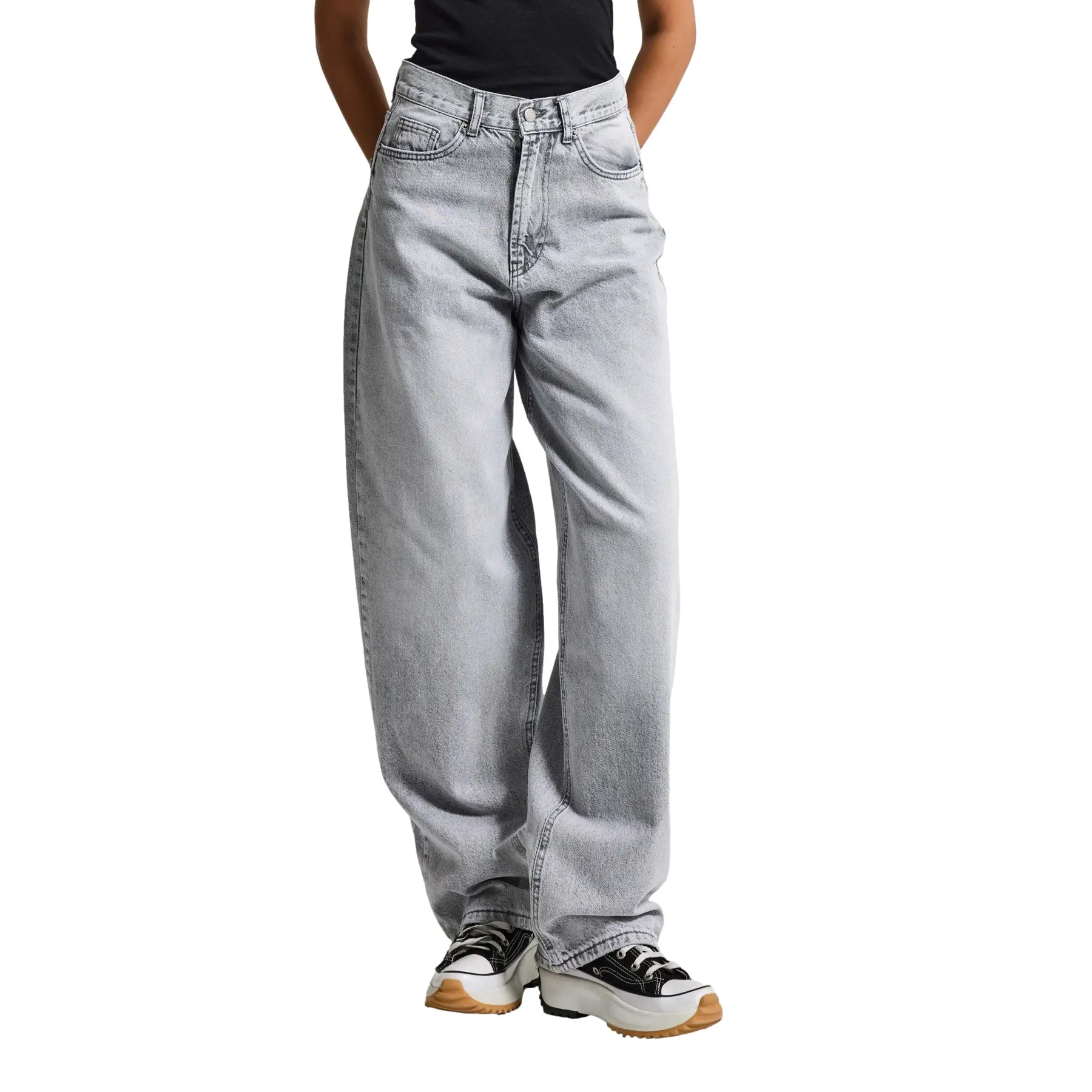 Jeans Wide Leg vita alta donna  Ivy Skater