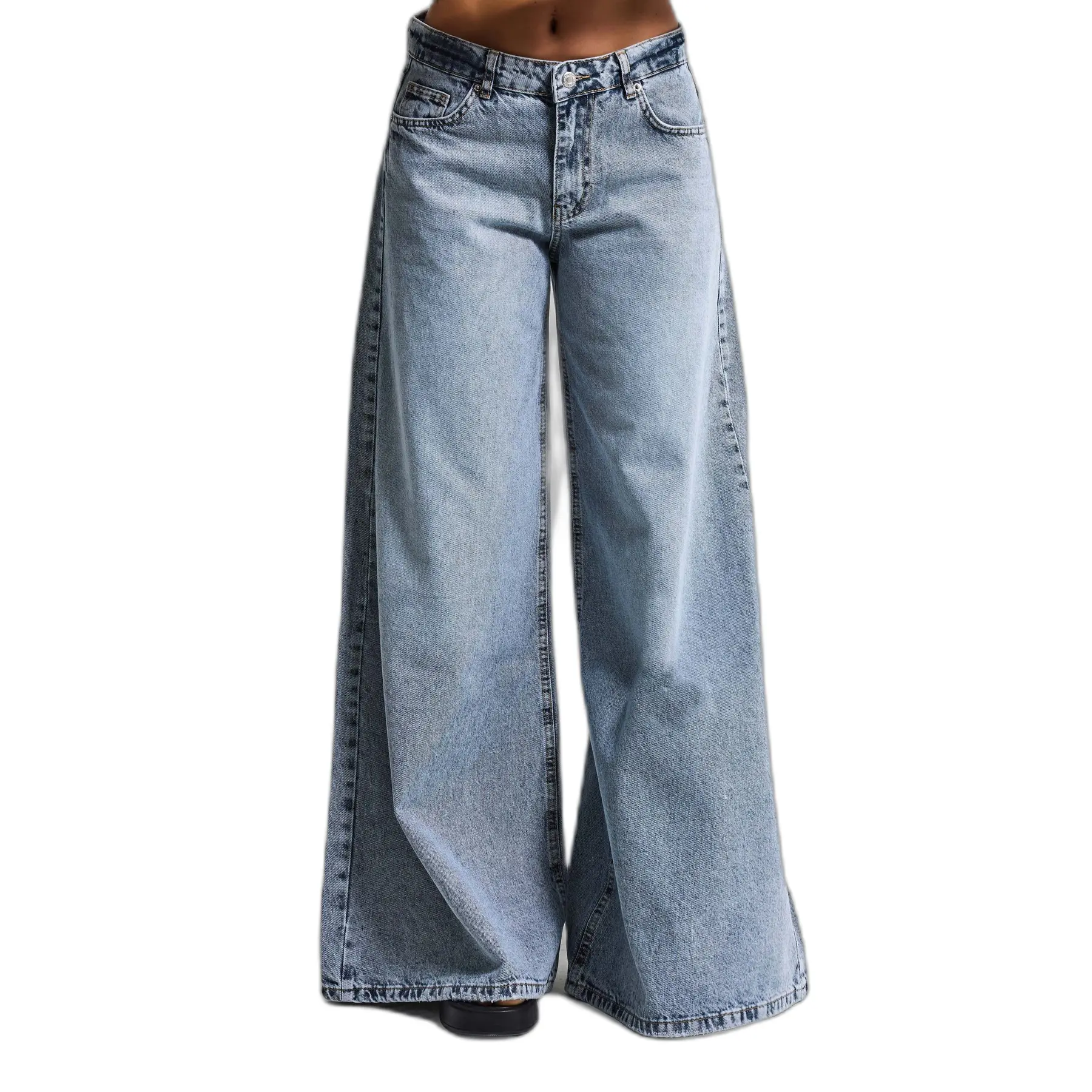 Jeans Palazzo a vita bassa donna  Elephant
