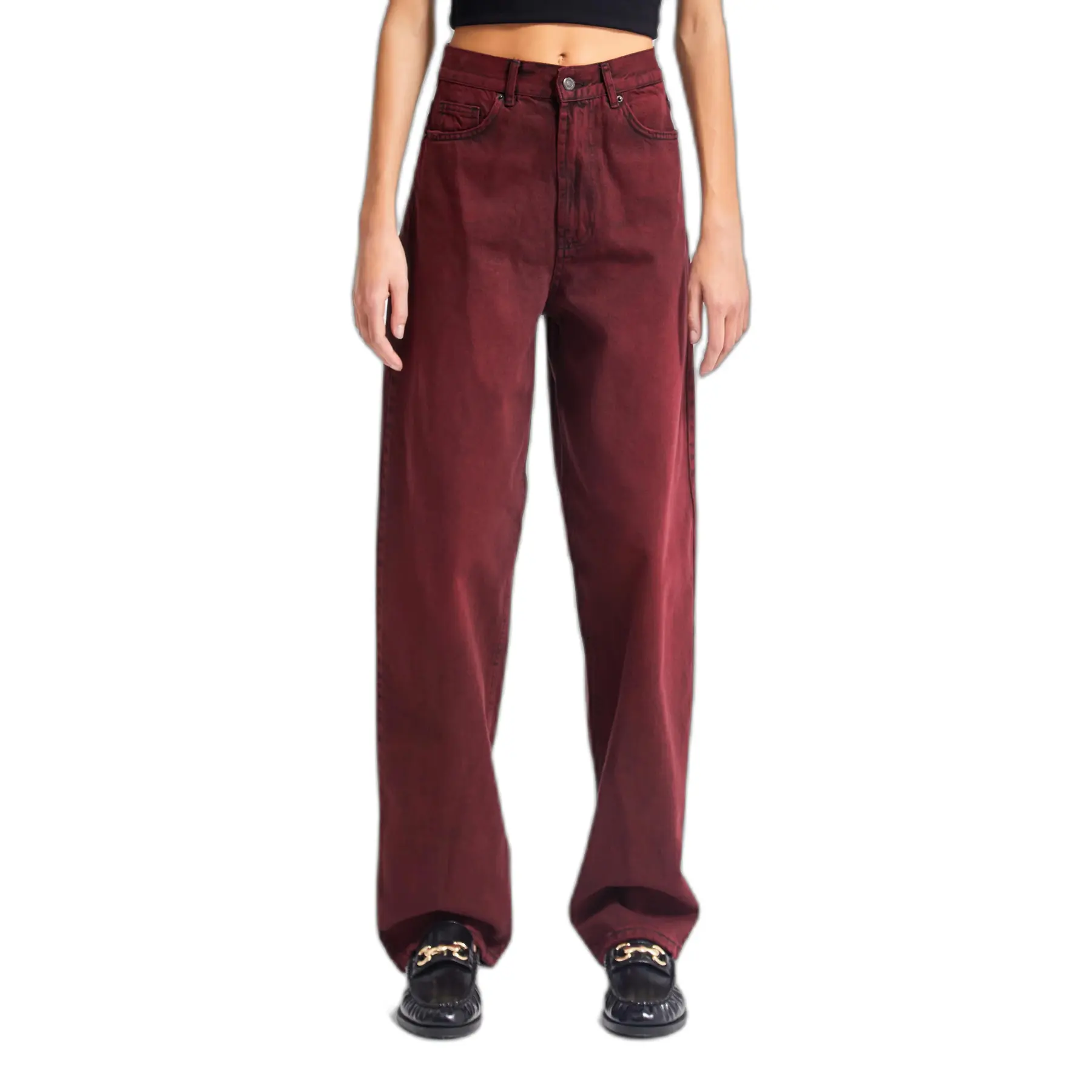 Jeans Tapered vita media donna  Skater