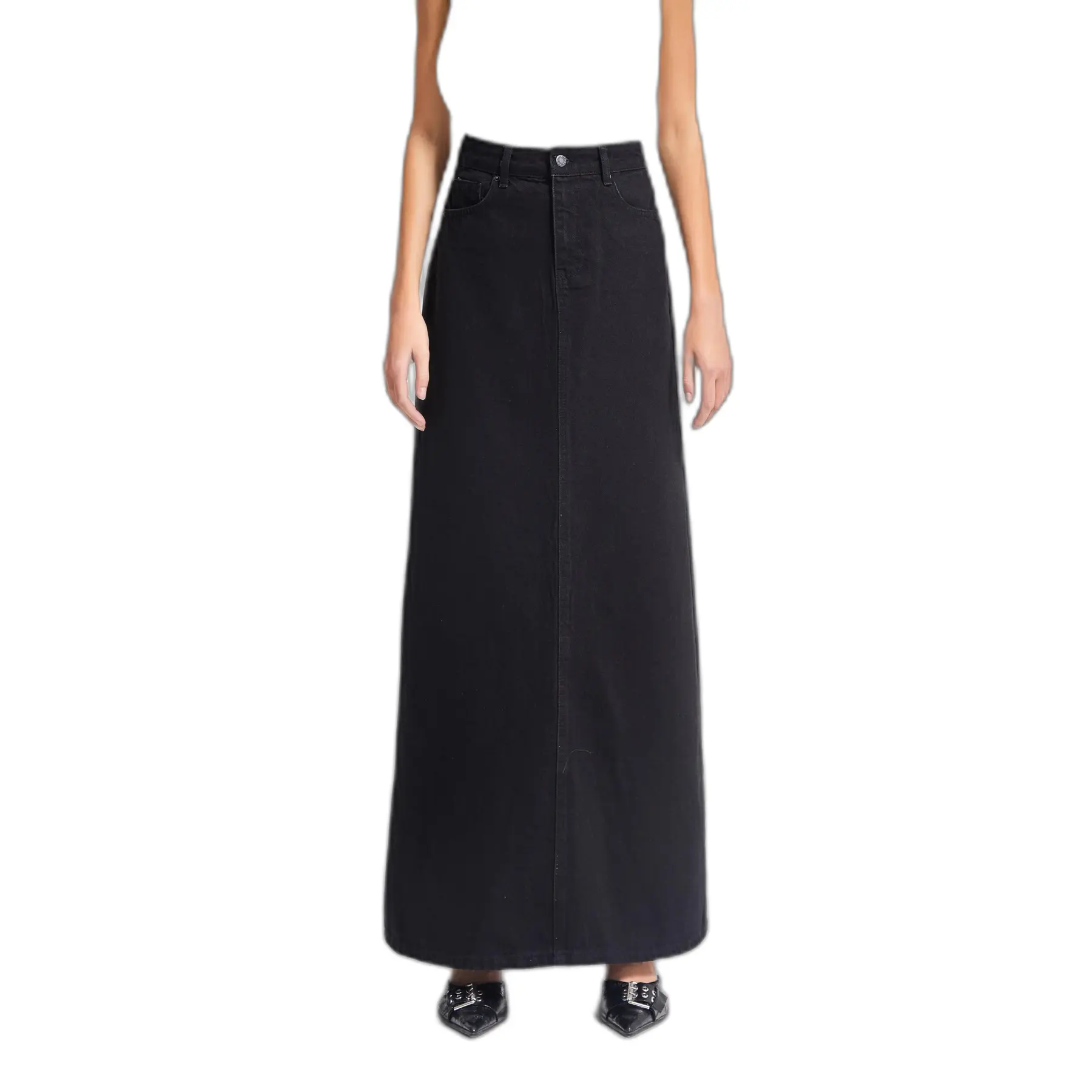 Jeansrock Damen It's Basic Maxi