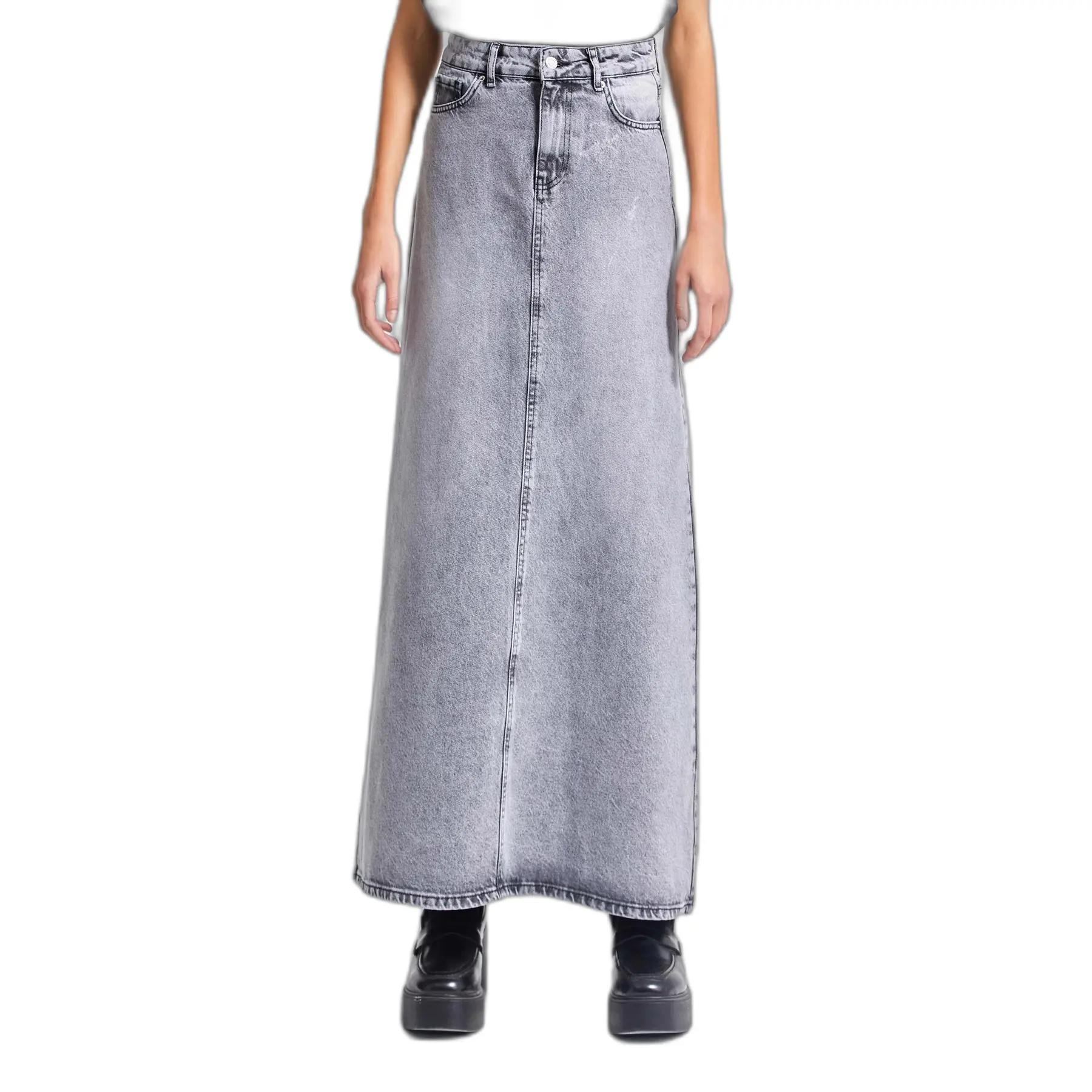 Gonna in denim da donna  Maxi