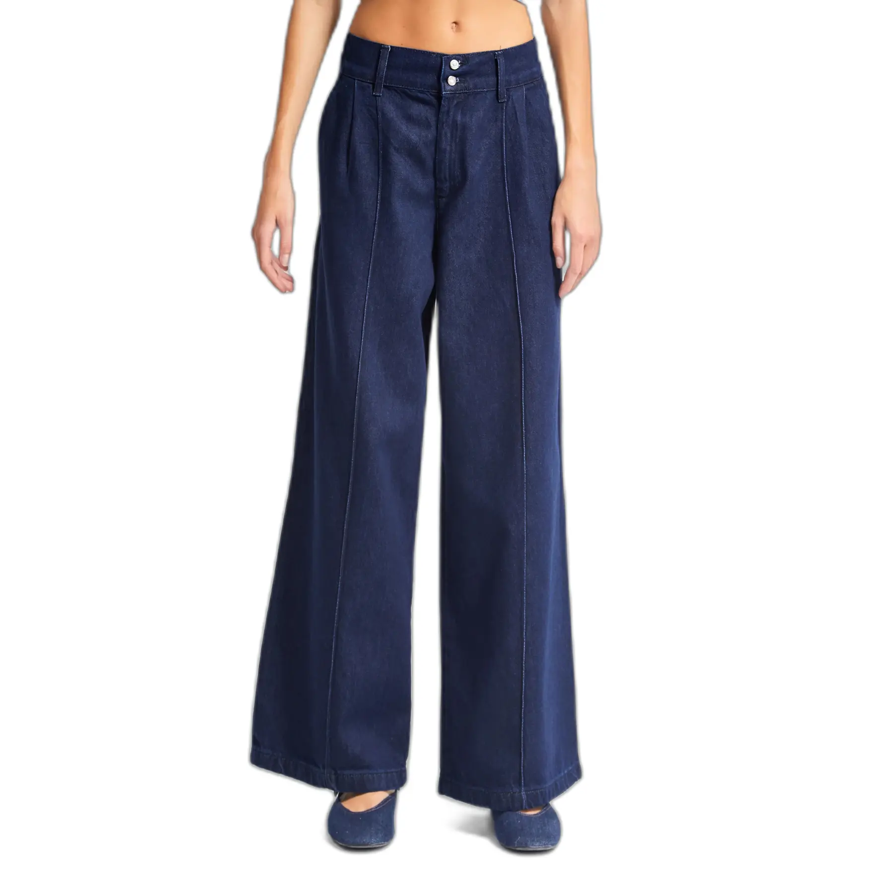 Jeans Wide Leg audaciouse a vita alta donna