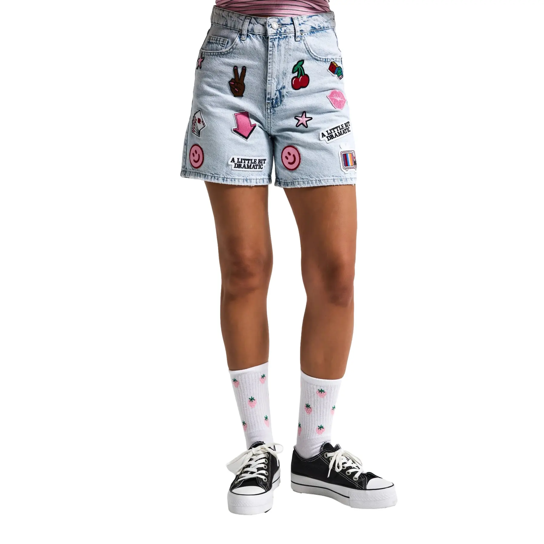 Image of Jeansshorts Damen It's Basic Y2K