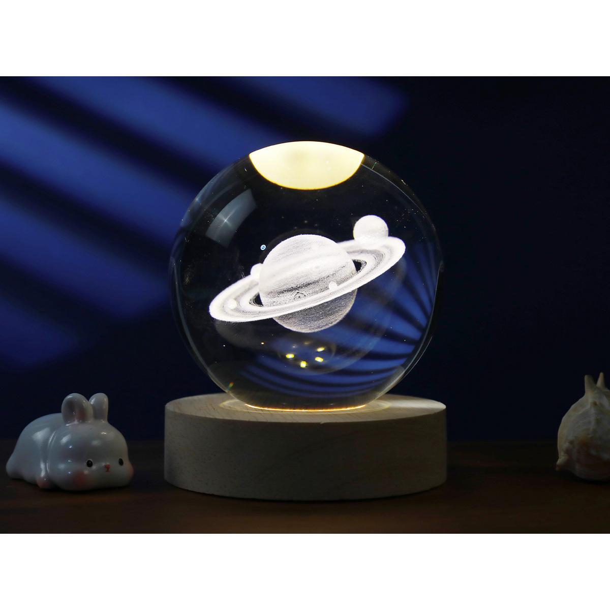 8059037075958 - Große Kristallkugel-Lampe Saturn 8059037075958 - Große Kristallkugel-Lampe Saturn