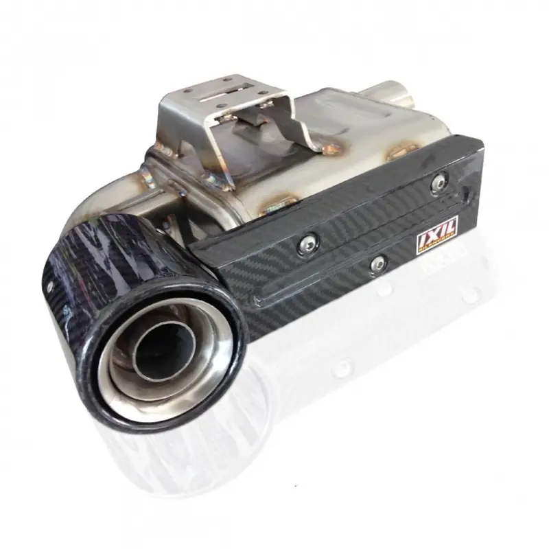 Motorradauspuff Ixil Super Xtrem SX1 inox / carbone - Kawasaki Z650/Ninja 650 - SK7753C