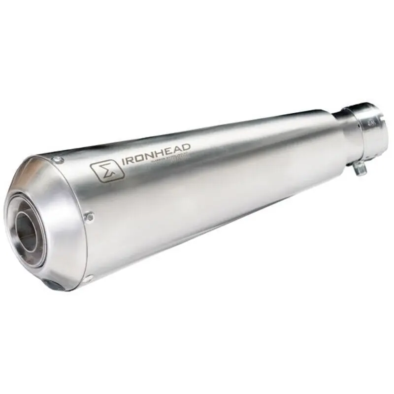 Silencer Motorrad linke Seite Ixil Ironhead