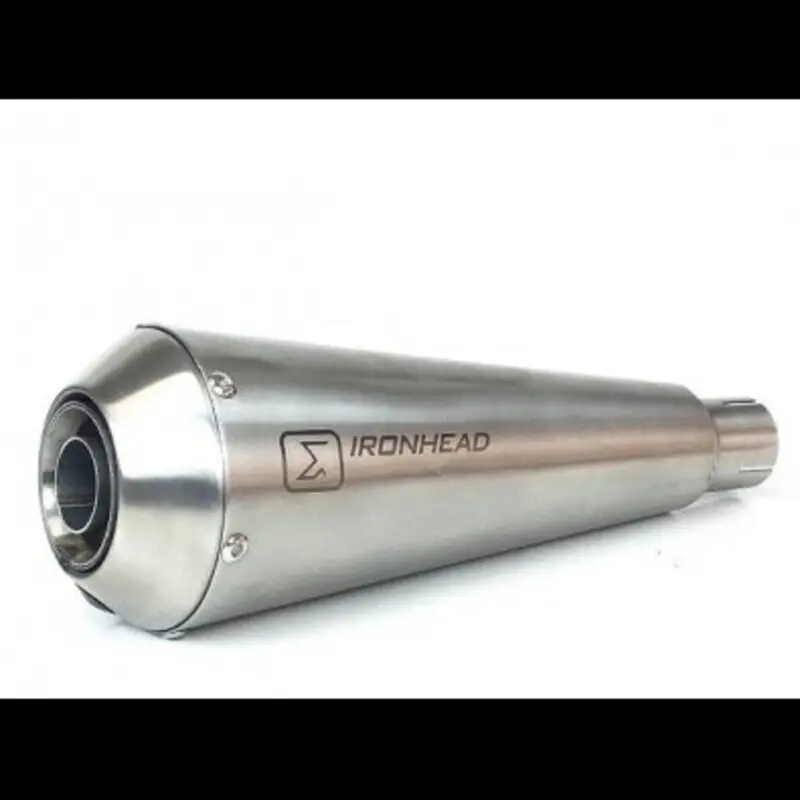 Silencer Motorrad linke Seite Ixil Ironhead