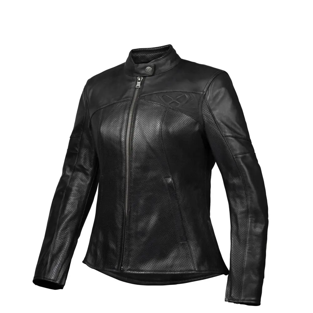 Motorrad-Lederjacke Damen Ixon Cranky Air