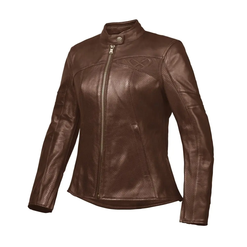 Motorrad-Lederjacke Damen Ixon Cranky Air