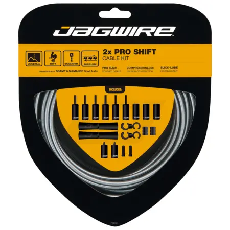 Velo Store - UK Derailleur cable kit Jagwire 2X Pro | Extra 10% off with Subscription, Postage £16.79 to UK Fedex.