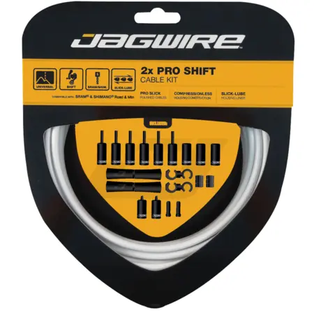 Velo Store - UK Derailleur cable kit Jagwire 2X Pro | Extra 10% off with Subscription, Postage £16.79 to UK Fedex.