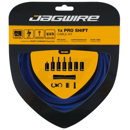 Velo Store - UK Derailleur cable kit Jagwire 1X Pro | Extra 10% off with Subscription, Postage £16.79 to UK Fedex.