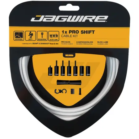 Velo Store - UK Derailleur cable kit Jagwire 1X Pro | Extra 10% off with Subscription, Postage £16.79 to UK Fedex.