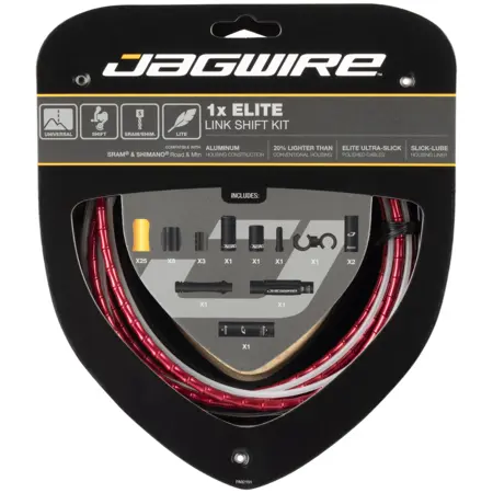 Velo Store - UK Derailleur cable kit Jagwire 1X Elite | Extra 10% off with Subscription, Postage £16.79 to UK Fedex.