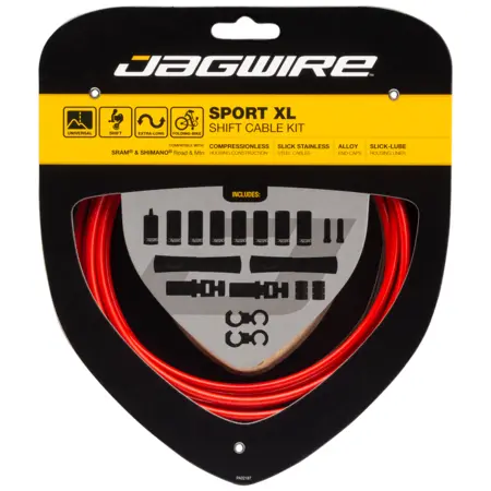 Velo Store - UK Derailleur cable kit Jagwire Sport XL | Extra 10% off with Subscription, Postage £16.79 to UK Fedex.