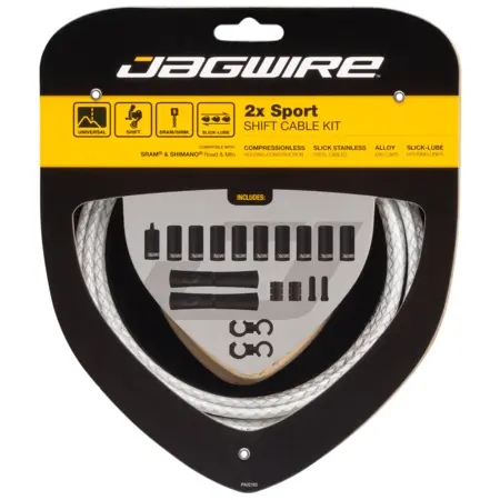 Velo Store - UK Derailleur cable kit Jagwire 2X Sport | Extra 10% off with Subscription, Postage £16.79 to UK Fedex.