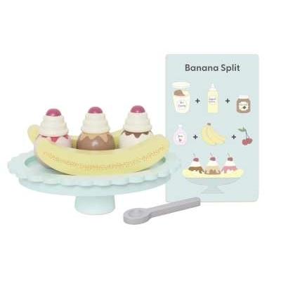 7332599072162 - Holz-Lebensmittel BANANA SPLIT 11-teilig