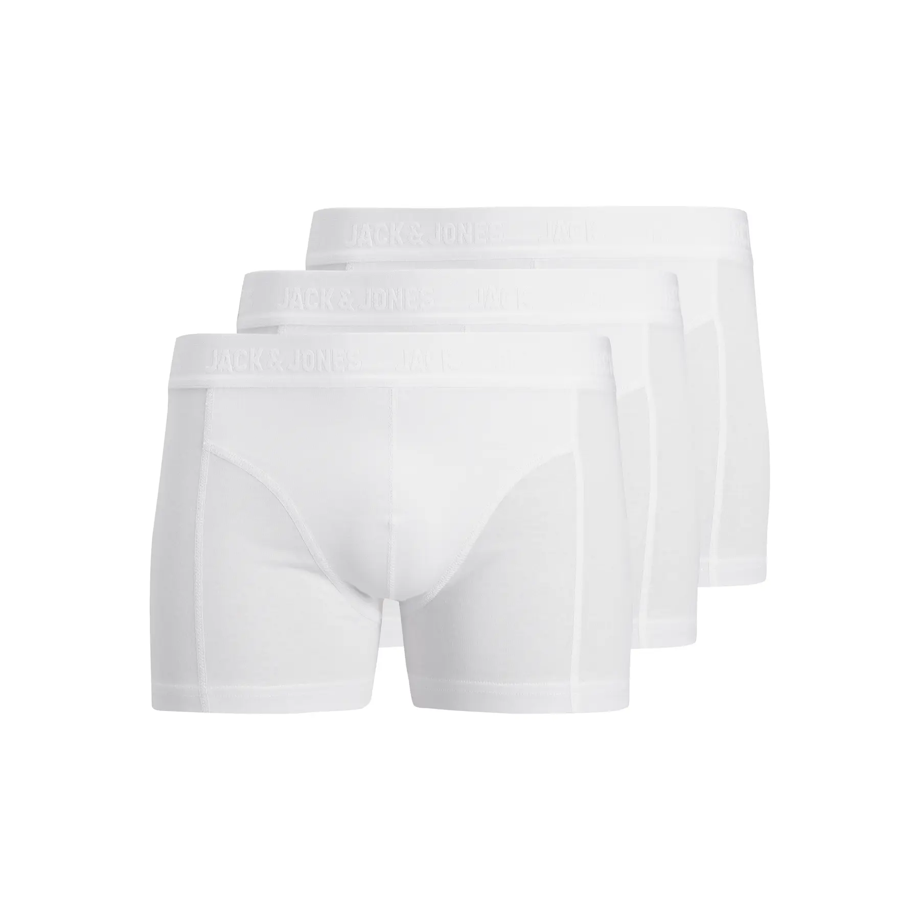Jack & Jones Blanc Boxer Shorts (X3)