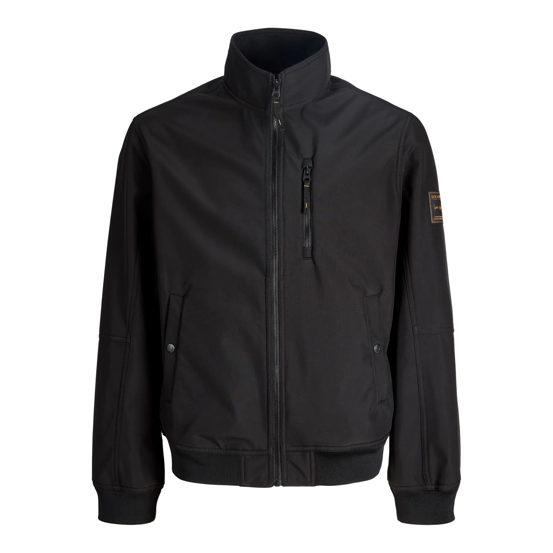 Jack & Jones Men's Noir Bomber Parker