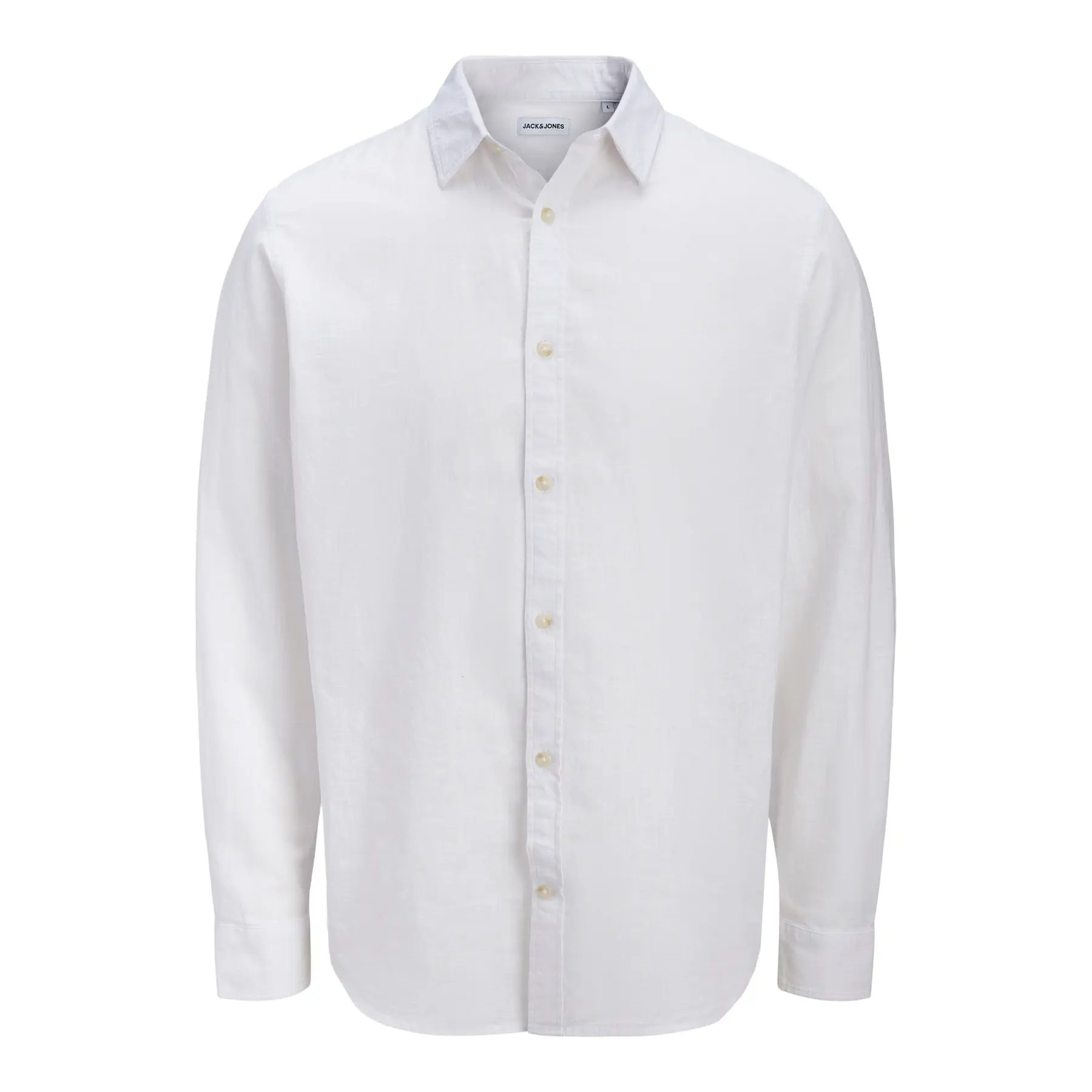 Long Sleeve Shirt Jack & Jones Summer Linen