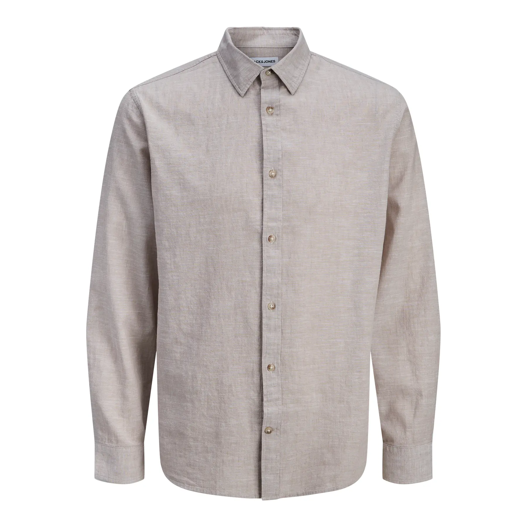 Long Sleeve Shirt Jack & Jones Summer Linen