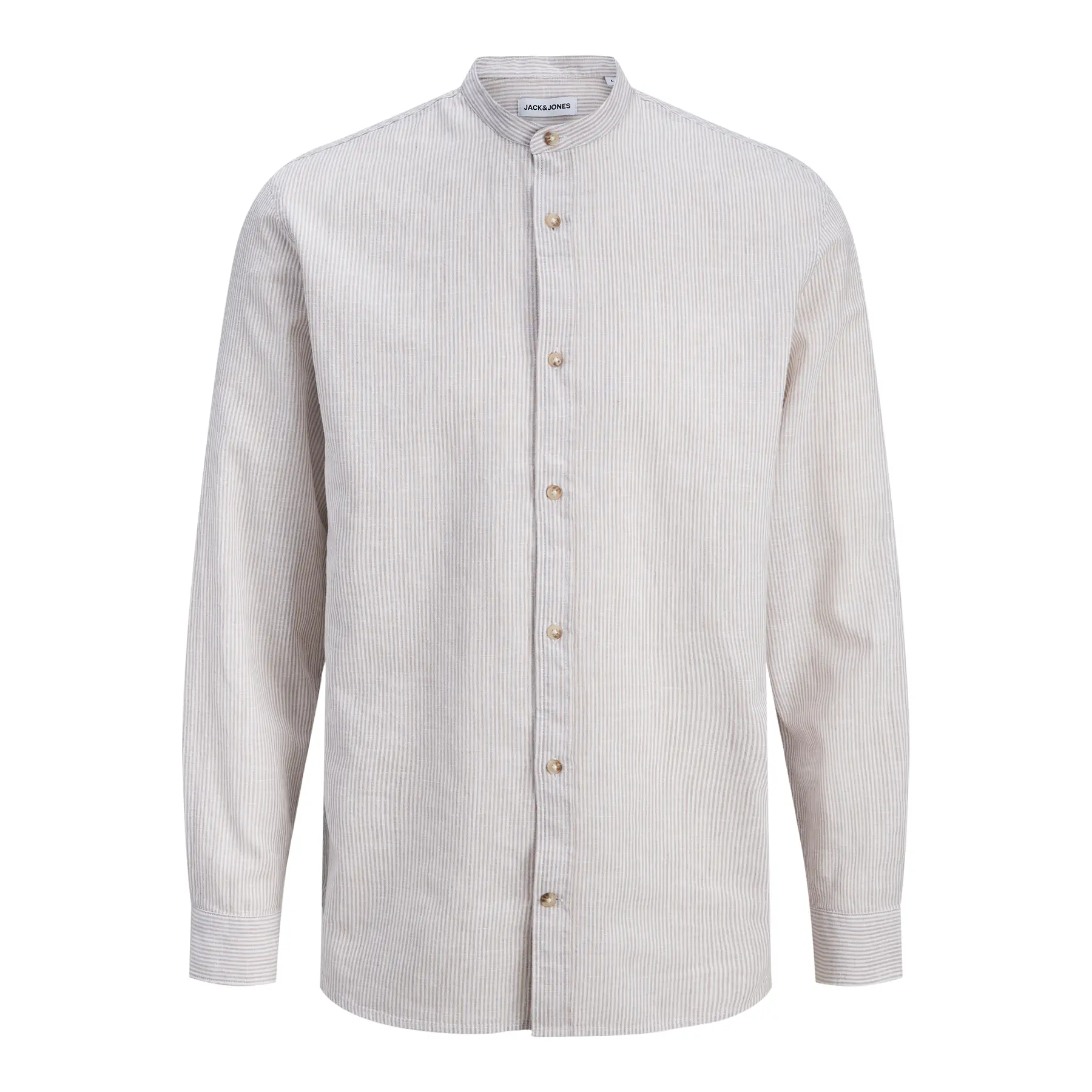 Long Sleeve Button Shirt Jack & Jones Summer Linen