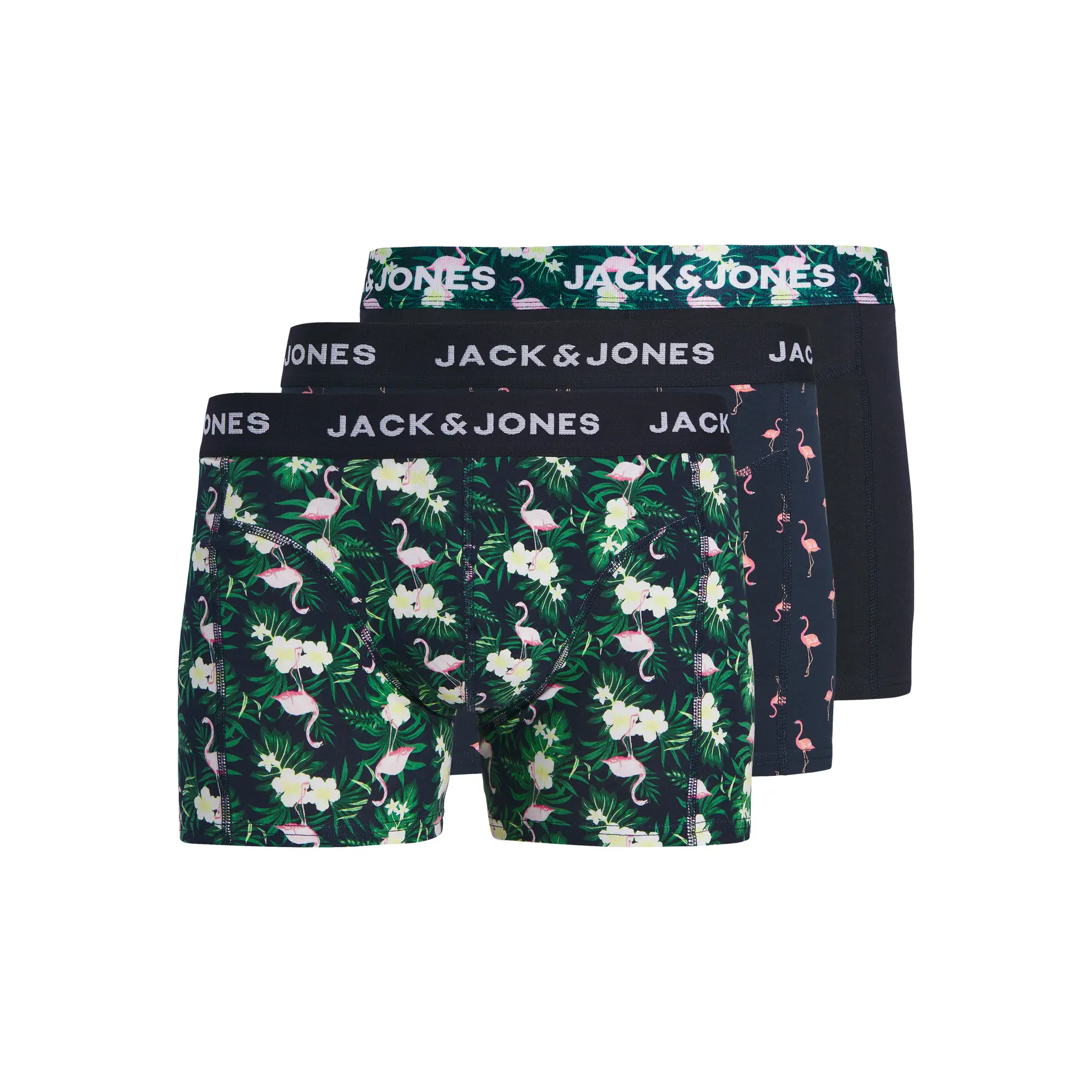 Jack & Jones Multicolore Boxer Shorts Flamingo Flower (X3)