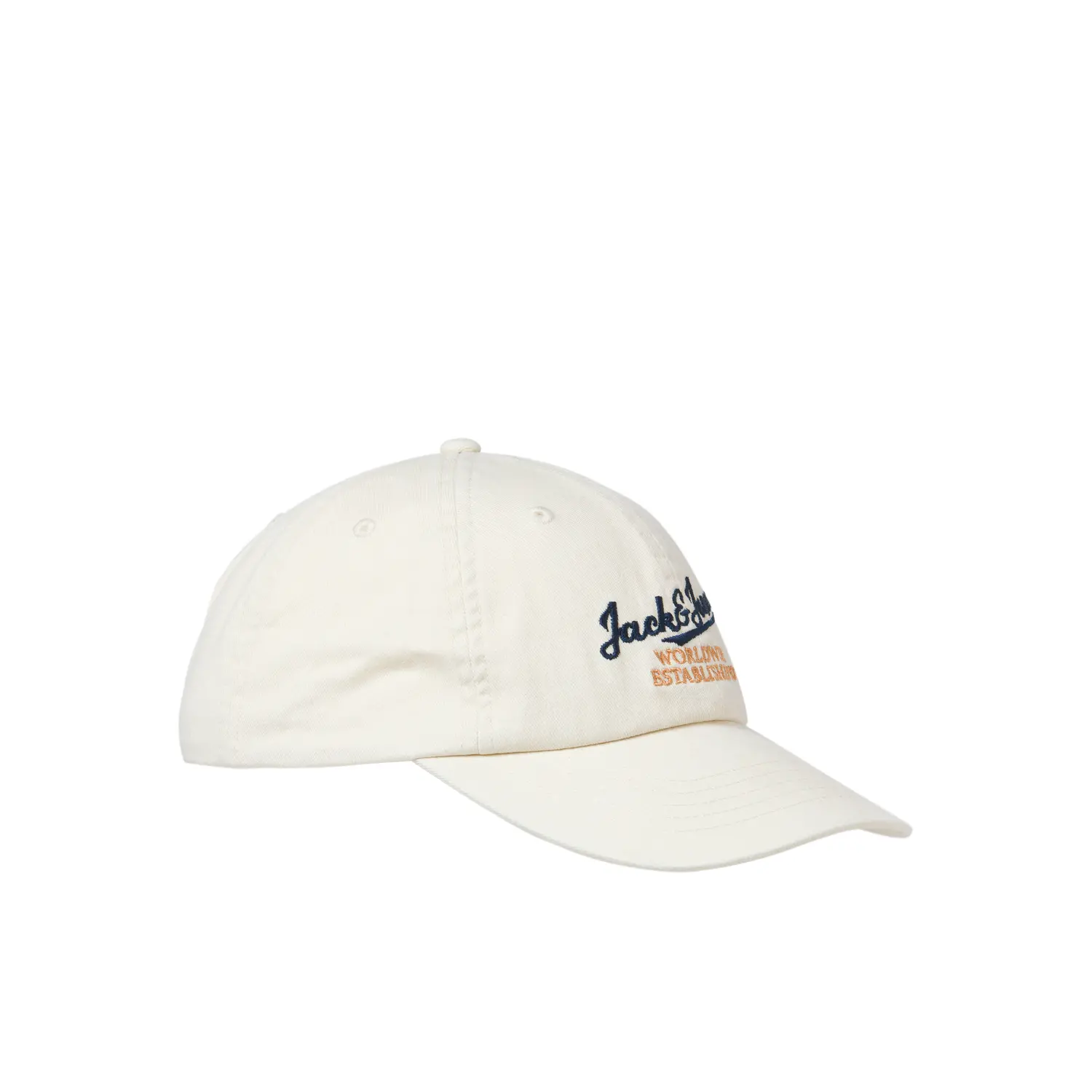 Jack & Jones Blanc Baseball Cap Soft Base Pablo