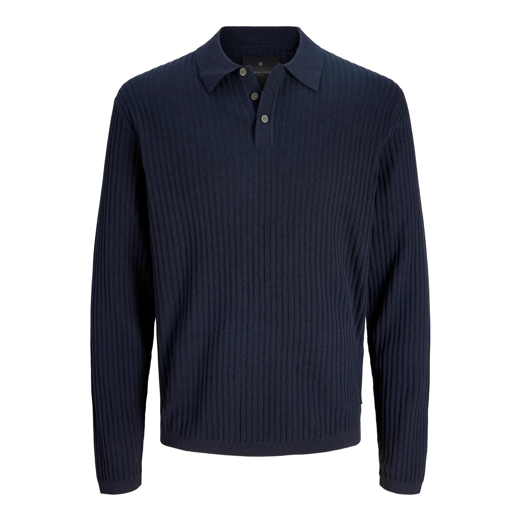 Polo a maniche lunghe in maglia Jack & Jones Blakai Styd