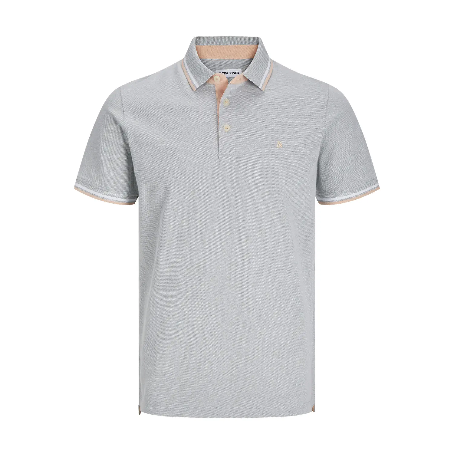 Jack & Jones T-Shirt Polo Piquet Manica Corta Da Uomo Taglie Forti (It, Testo, 7XL, Plus, Regular, Iceberg Green)-image