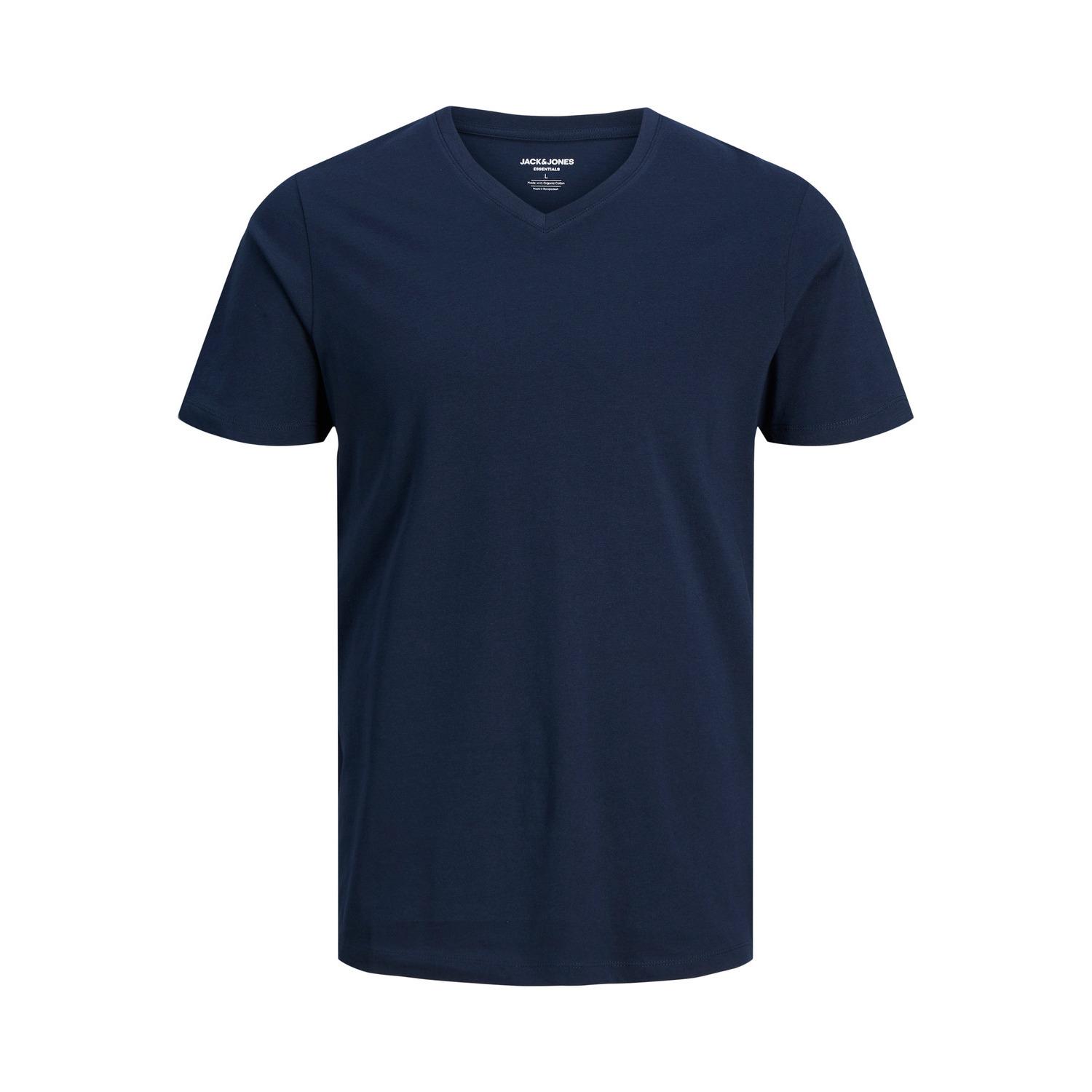 5714487633648 - T-Shirt mit V-Ausschnitt Jack & Jones Organic Basic 5714487633648 - T-Shirt mit V-Ausschnitt Jack & Jones Organic Basic