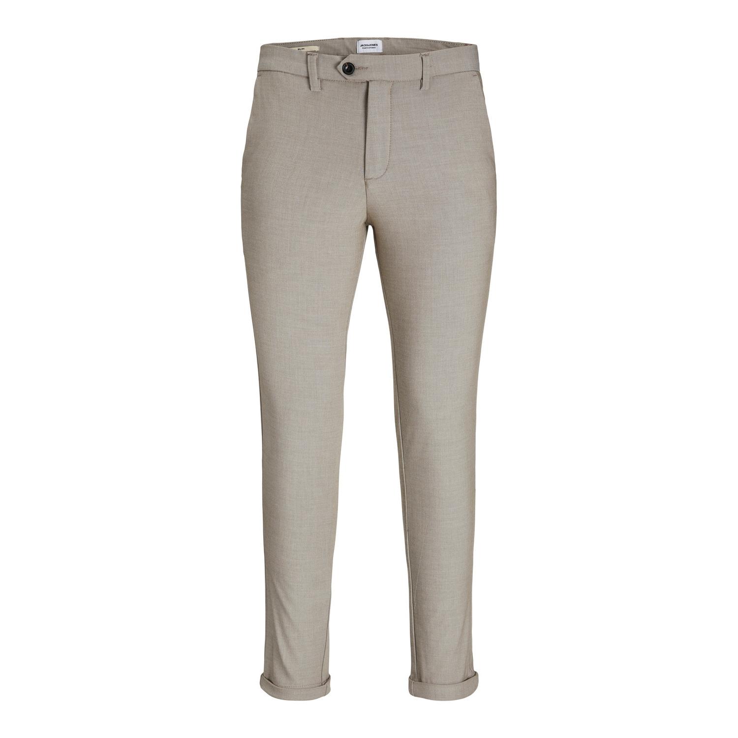 5715317046447 - Jack & Jones Herren Chino Hose JPSTMARCO JJCONNOR - Slim Fit Beige Grau 5715317046447 - Jack & Jones Herren Chino Hose JPSTMARCO JJCONNOR - Slim Fit Beige Grau