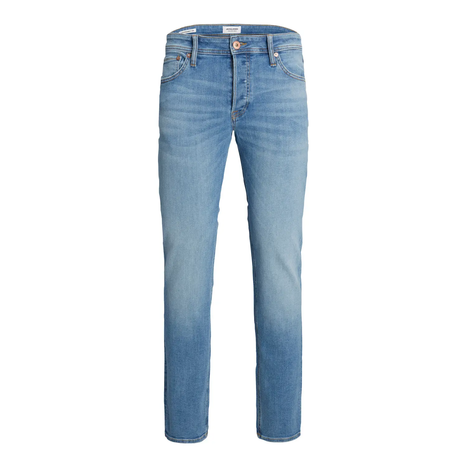 5715371063138 - Übergröße  Jack & Jones 5-Pocket Jeans mit Stretchanteil in Hellblau