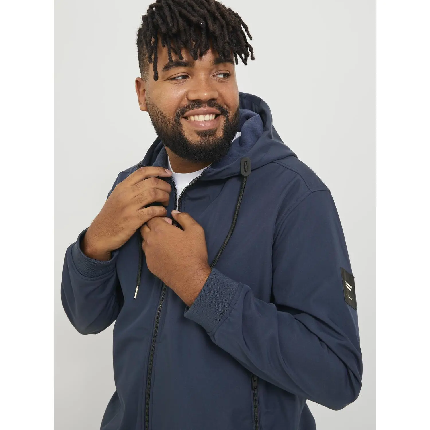 JACK AND JONES Sweats à Capuche Shark Homme Bleu Marine