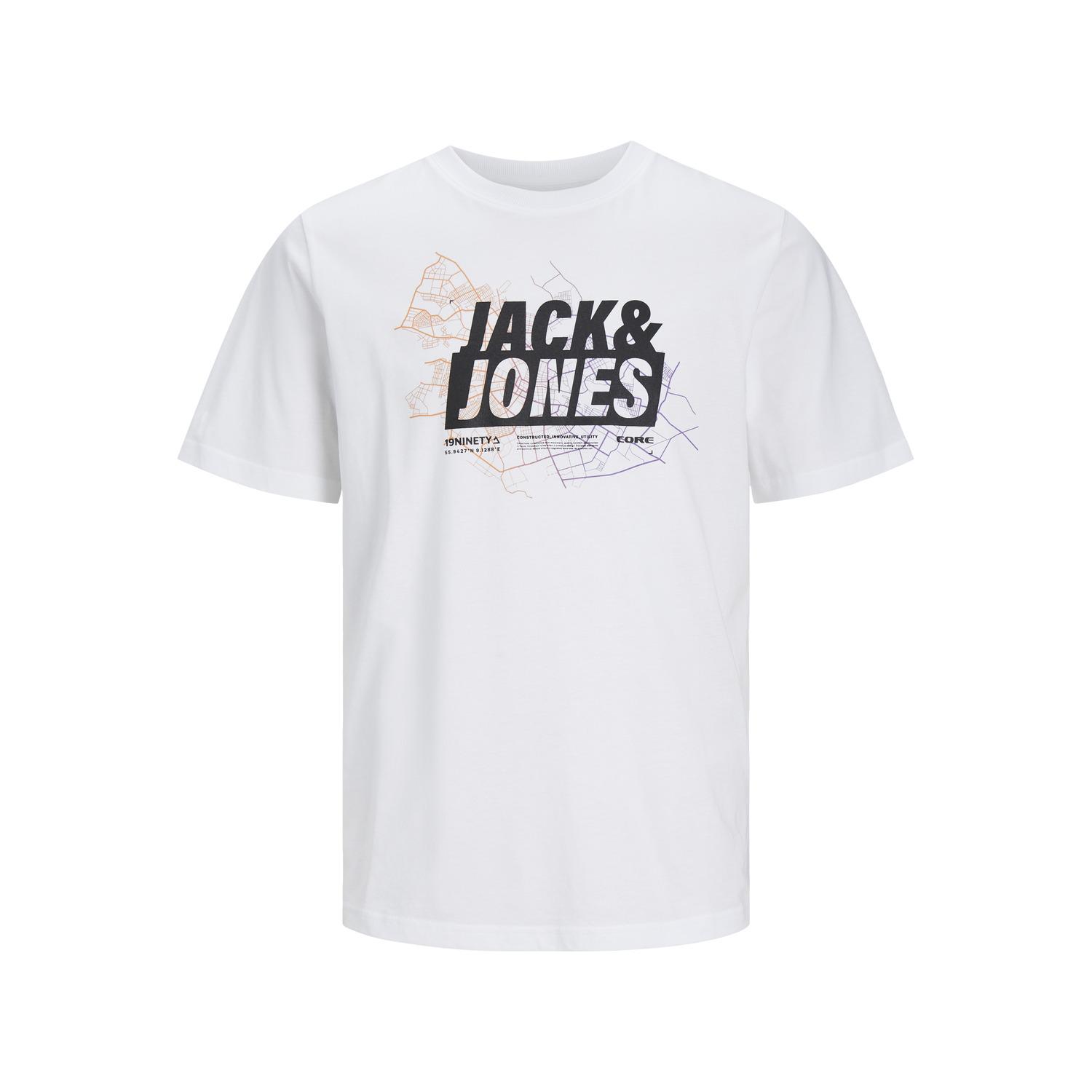 5715513083048 - T-Shirt Jack & Jones Map Logo