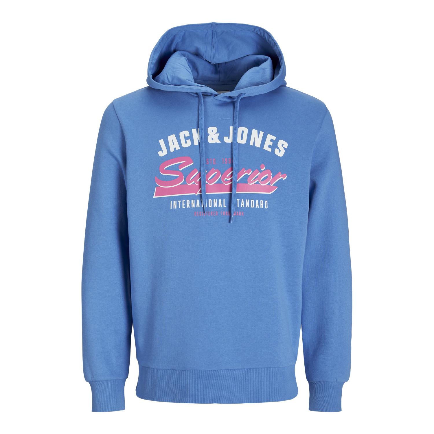 5715669527694 - Sweatshirt mit Kapuze 2 Kragen mit Logo Jack & Jones