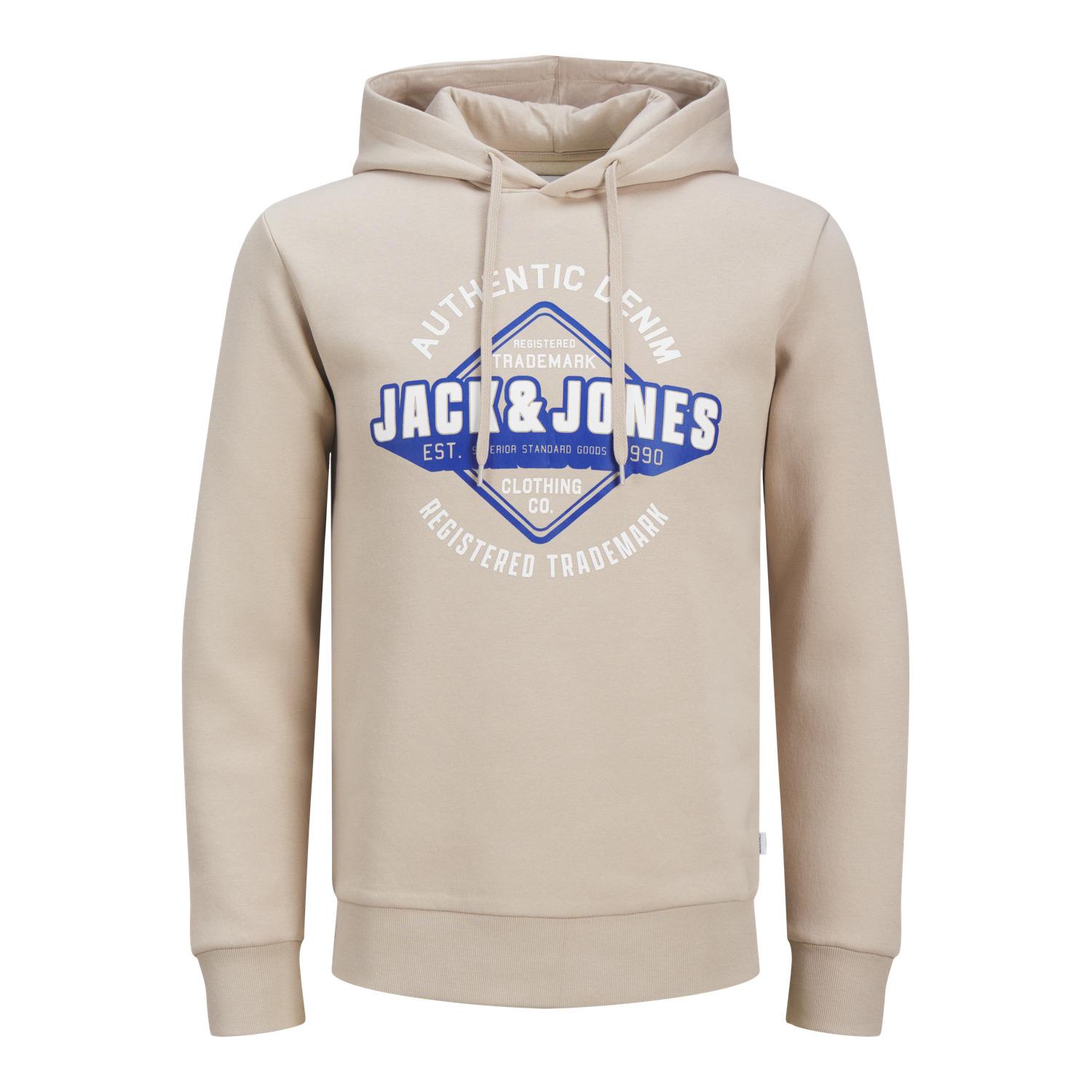5715672238341 - Sweatshirt mit Kapuze 2 Kragen mit Logo Jack & Jones