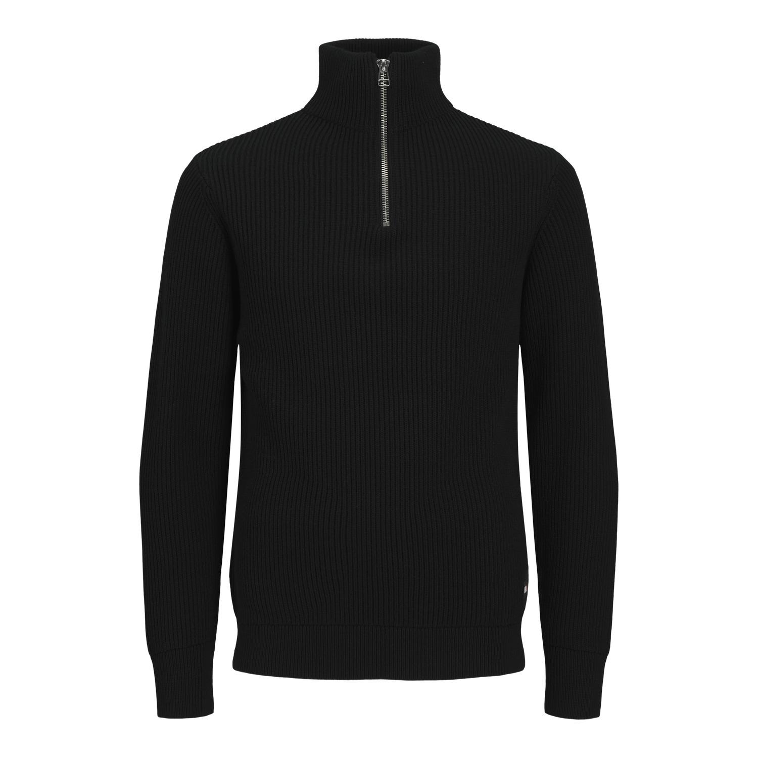 5715607303823 - Strick-Pullover mit halbem Reißverschluss Jack & Jones Walt